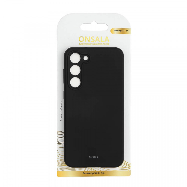 Onsala Mobilcover Silikone Sort - Samsung S23+ 5G
