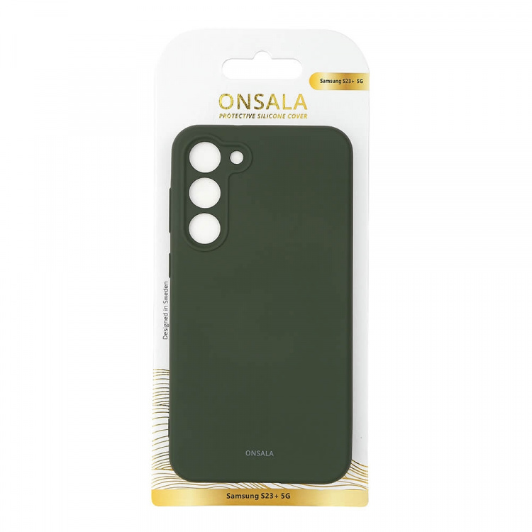 Onsala Mobilcover Silikone Olive Green - Samsung S23+ 5G