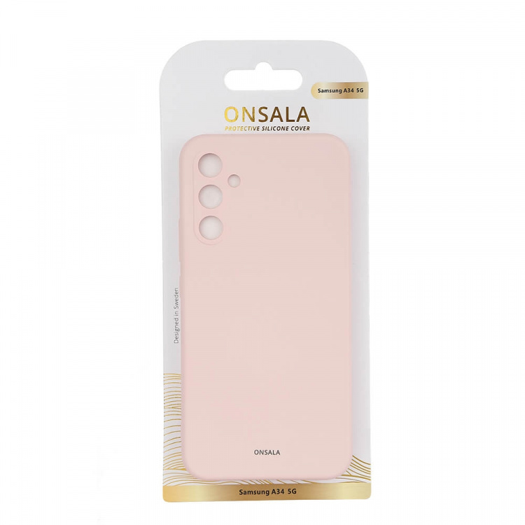 Onsala Mobilcover Silikone Chalk Pink - Samsung Galaxy A34 5G Onsala Mobilcover Silikone Chalk Pink - Samsung Galaxy A34 5G