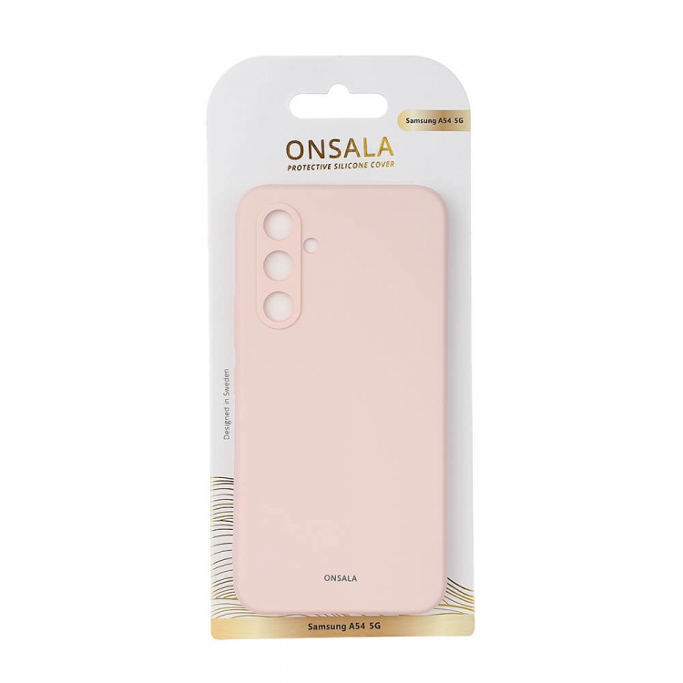 Onsala Mobilcover Silikone Chalk Pink - Samsung Galaxy A54 5G