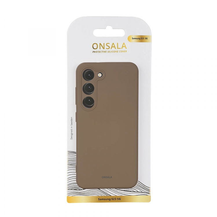 Onsala Backcover Silicone Samsung S23 5G Summer Sand