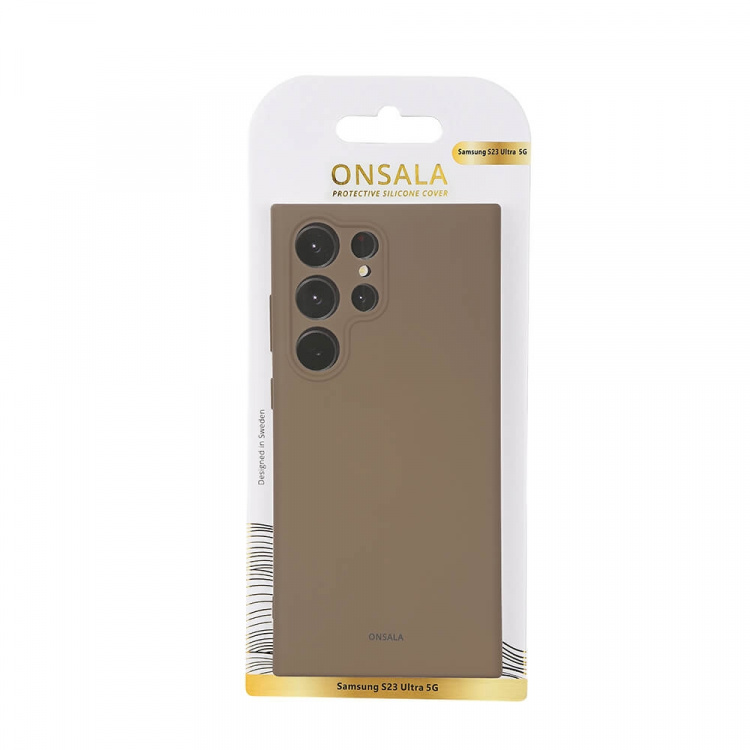 Onsala Backcover Silicone Samsung S23 Ultra 5G Summer Sand