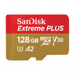 SANDISK MicroSDXC Extreme Plus 128GB 200MB/s A2 C10 V30 UHS-I