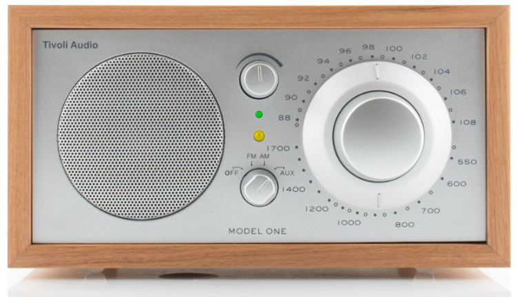 Tivoli Audio Model One Silver Cherry