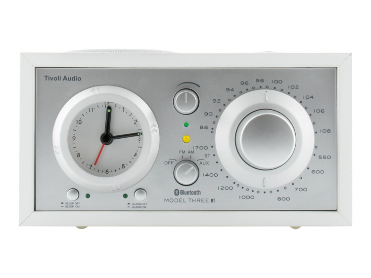 Tivoli Audio Clockradio Model Three BT USB Hvid