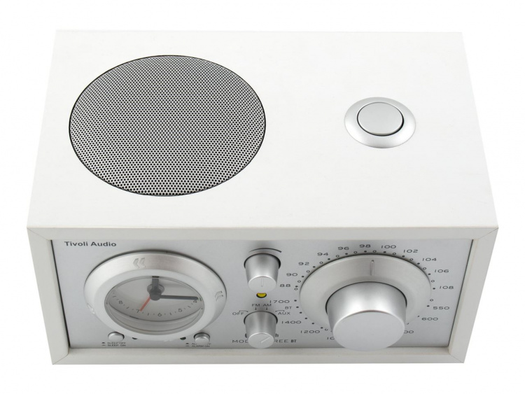 Tivoli Audio Clockradio Model Three BT USB Hvid