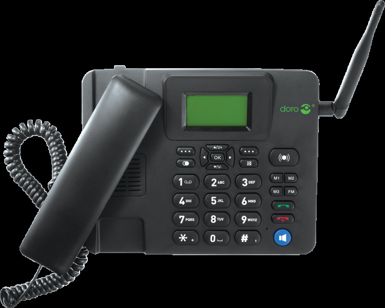 Doro 4100H 4G Desk Phone, Black