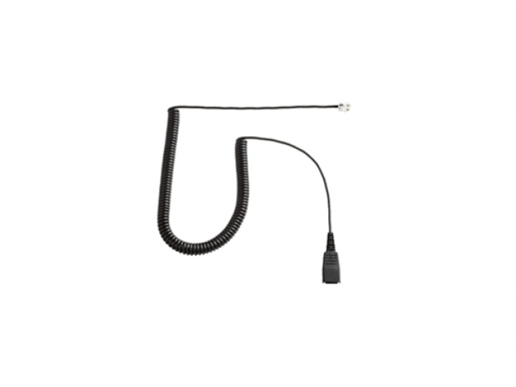 JABRA Office, Spiralsladd till Headseat 2m, Svart