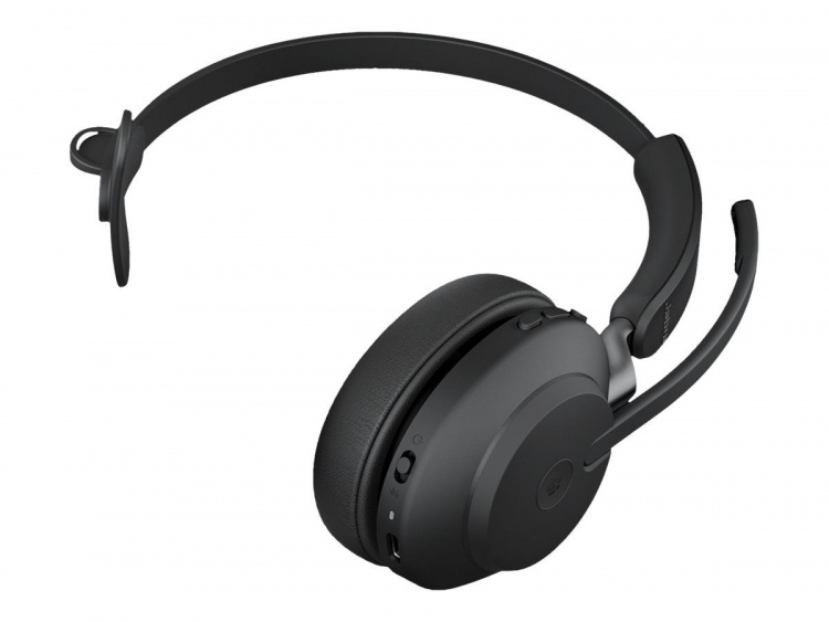 Jabra Office Headset med Laddställ, Jabra Evolve2 65 Link380a Ms Mono Black Jabra Office Headset med Laddställ, Jabra Evolve2 65 Link380a Ms Mono Black