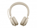 Jabra Office Trådlösa Hörlurar, Jabra Evolve2 65 Link380a Ms Stereo Beige