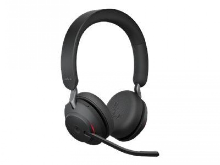Jabra Office Trådlösa Hörlurar med Laddställ, Jabra Evolve2 65 Link380a Ms Stereo, Black Jabra Office Trådlösa Hörlurar med Laddställ, Jabra Evolve2 65 Link380a Ms Stereo, Black
