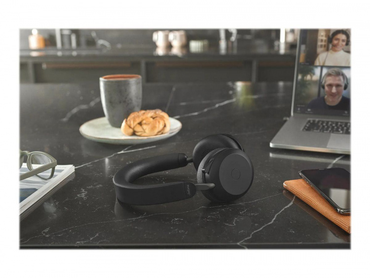 Jabra Office Trådlösa Hörlurar med Laddställ, Jabra Evolve2 75 Link380c Uc Stereo Black