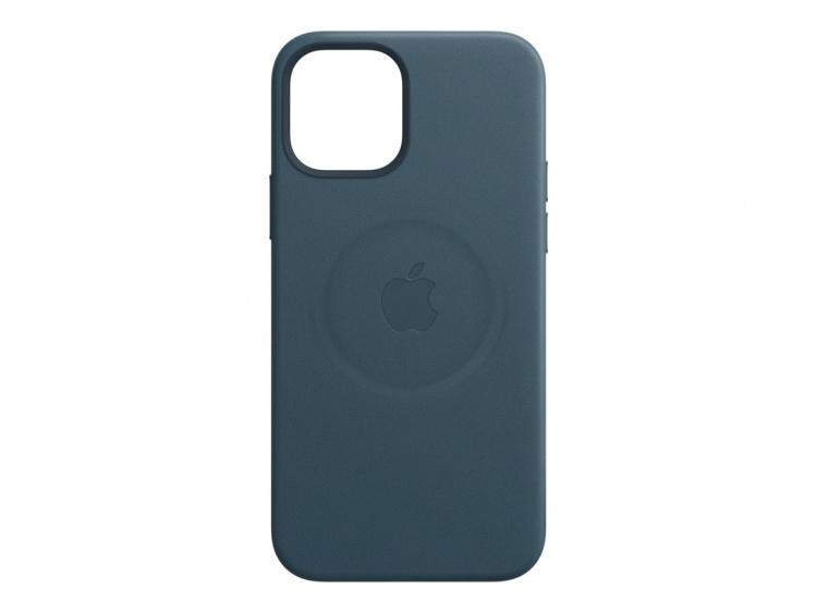 Apple iPhone 12/12 Pro Leather Case with MagSafe Baltic Blue