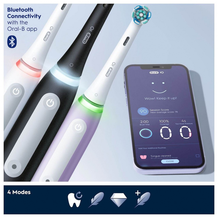 Oral-B iO4s Matt Black Oral-B iO4s Matt Black