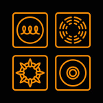 Fiskars HardFace Starter set:1,8L+3,5L+28cm