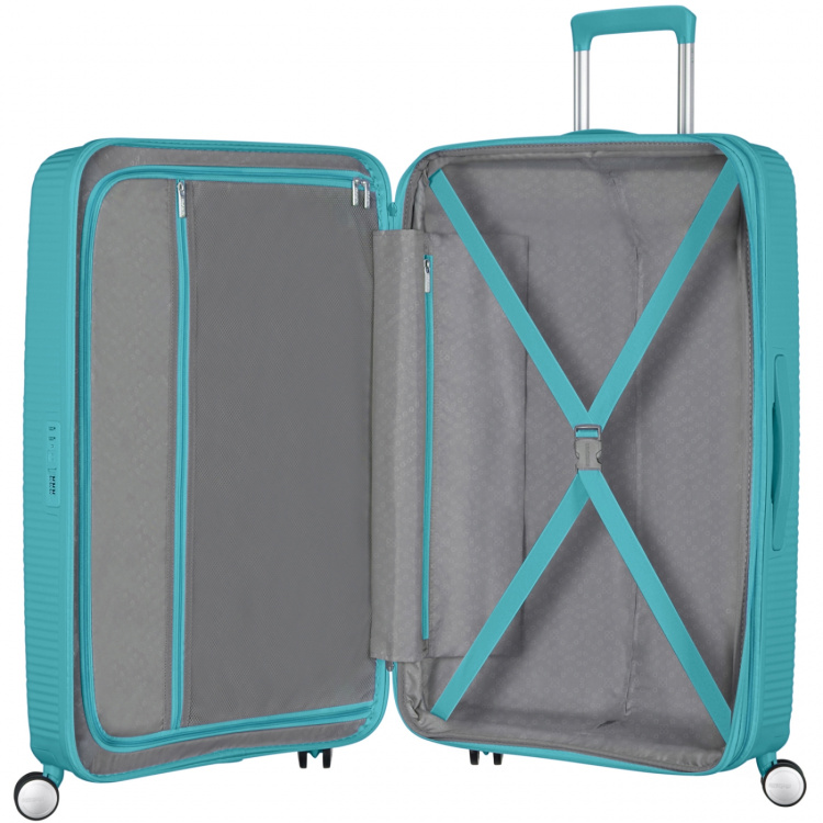 American Tourister Soundbox Resväska 67 Exp. Turquoise Tonic