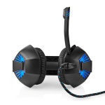 Nedis Gaming Headset | Over-Ear | Stereo | USB Type-A / 2x 3.5 mm | Fold-Away Mikrofon | 2.20 m | LED