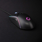 Nedis Gaming Mouse | Kabel | 800 / 1200 / 2400 / 3200 / 4800 / 7200 dpi | Justerbar DPI | Antal knapper: 6 | Højrehåndet | 1.50 m | LED