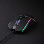 Nedis Gaming Mouse | Kabel | 800 / 1200 / 2400 / 3200 / 4800 / 7200 dpi | Justerbar DPI | Antal knapper: 6 | Højrehåndet | 1.50 m | LED