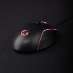 Nedis Gaming Mouse | Kabel | 800 / 1200 / 2400 / 3200 / 4800 / 7200 dpi | Justerbar DPI | Antal knapper: 6 | Højrehåndet | 1.50 m | LED