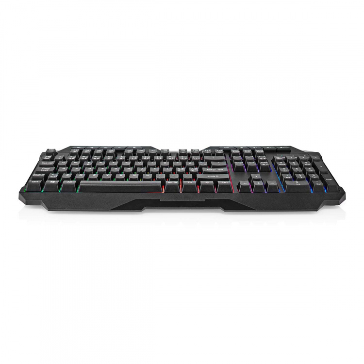 Nedis Wired Gaming Keyboard | USB Type-A | Membrane Nøgler | LED | QWERTY | ND layout | USB Drevet | Strømkabellængde: 1.30 m | Multimedia