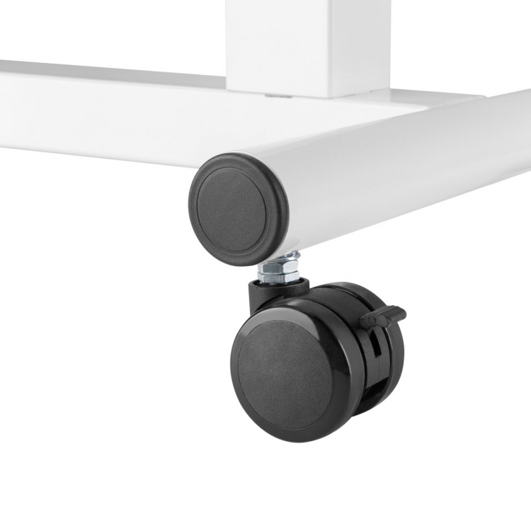 LogiLink Höj-/sänkbart säng-/soffbord med gasfjäder Vit