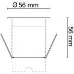LightsOn Lynx Decklight Dark grey