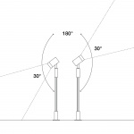 LightsOn Astro Spotlight riktbar 180° LightsOn Astro Spotlight riktbar 180°