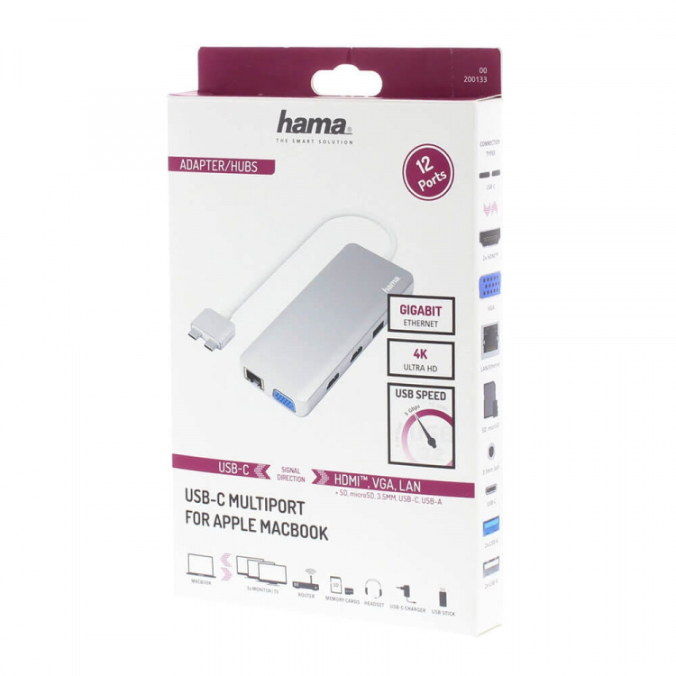 Hama USB-C Hub, 