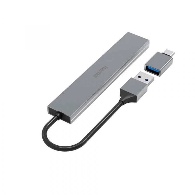 Hama Hub USB-A 3.2 4x Porte 5 Gbit/s USB-C Adapter