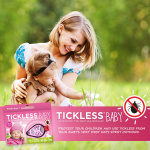 TICKLESS Flåtbeskyttelse Baby/Kid Pink