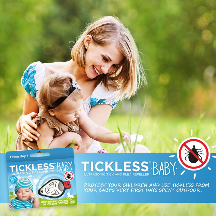 TICKLESS Flåtbeskyttelse Baby/Kid Beige TICKLESS Flåtbeskyttelse Baby/Kid Beige