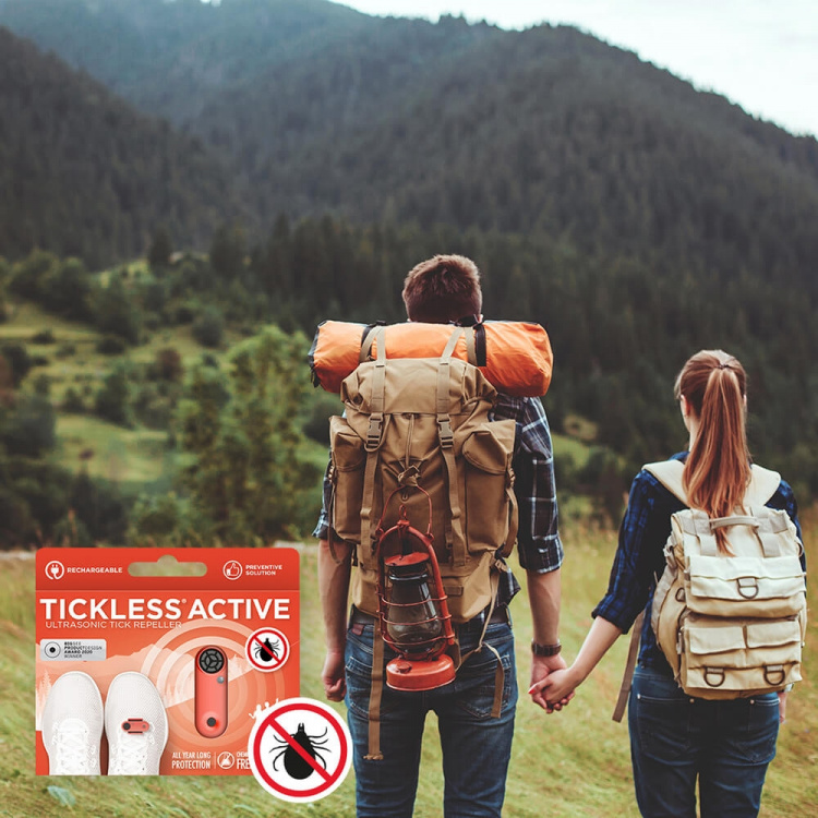 TICKLESS Flåtbeskyttelse Active Koralrød TICKLESS Flåtbeskyttelse Active Koralrød