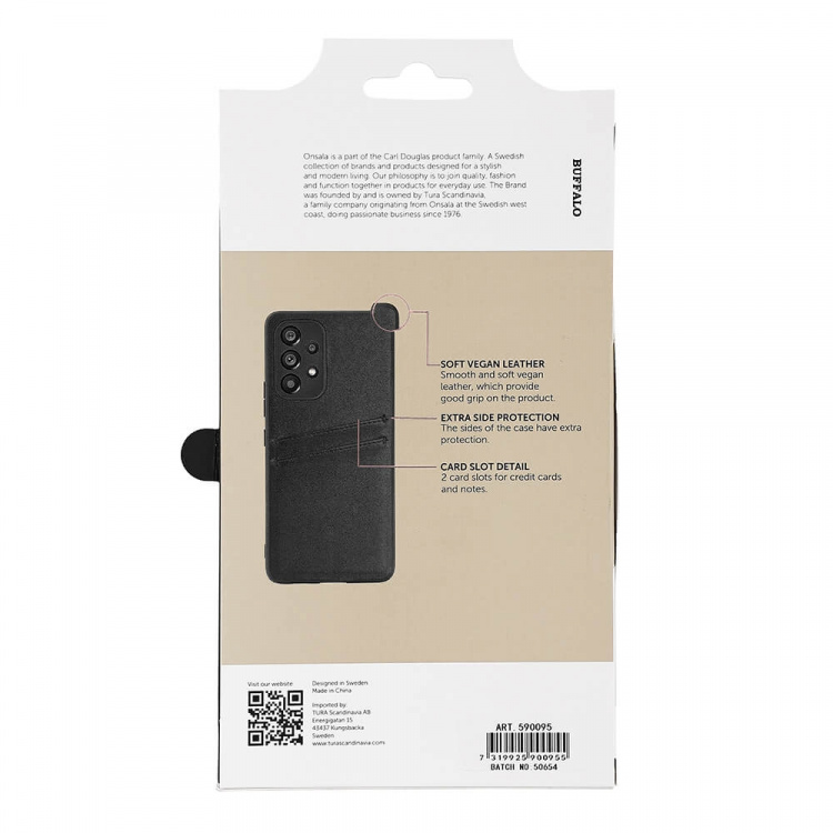 Buffalo Mobilcover PU Sort - Samsung Galaxy A53 5G