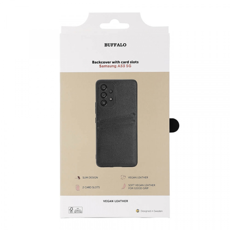 Buffalo Mobilcover PU Sort - Samsung Galaxy A53 5G