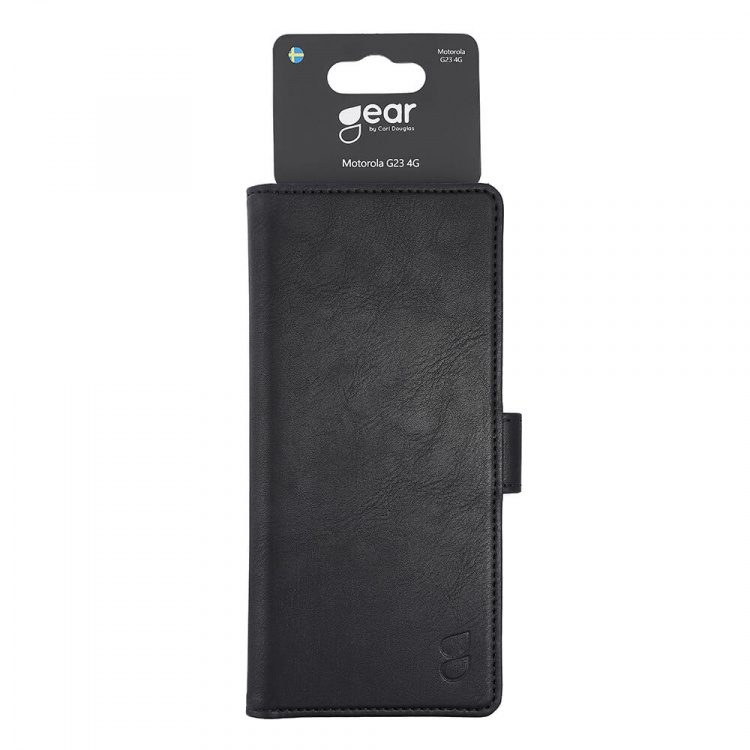 Gear Wallet Case Black - Motorola Moto G23 4G