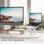 Desire2 Computerstander Supreme Dual Pivot Plus Sølv