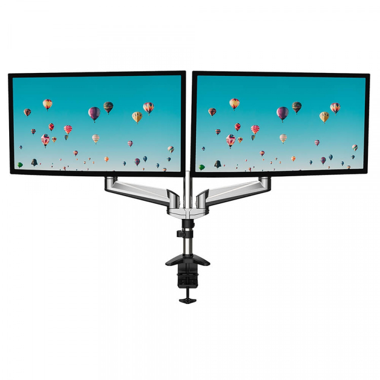 Desire2 Monitorbeslag Duo Aluminium Gas Desire2 Monitorbeslag Duo Aluminium Gas