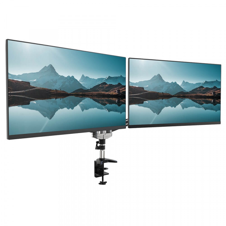 Desire2 Monitorbeslag Duo Aluminium Gas Desire2 Monitorbeslag Duo Aluminium Gas