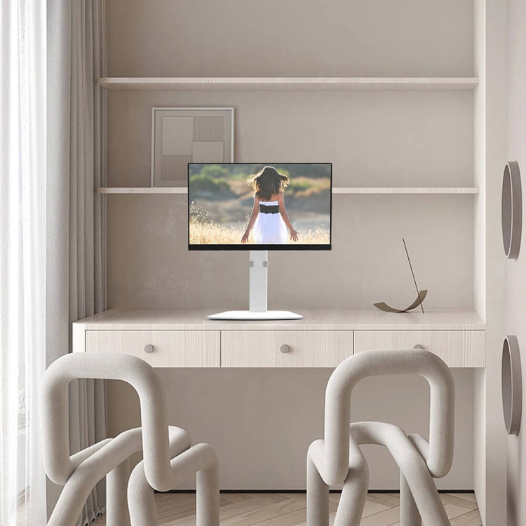 Desire2 Monitorarm Stander Hvid Desire2 Monitorarm Stander Hvid