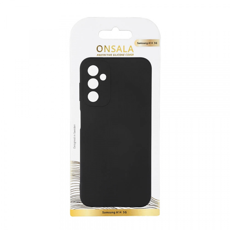 Onsala Mobilcover Silikone Summer Sand - Samsung Galaxy A14 5G / A14 4G Black