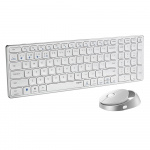 Rapoo tastatur/Mus Sæt 9750M Multi-Mode Wireless Hvid Rapoo tastatur/Mus Sæt 9750M Multi-Mode Wireless Hvid