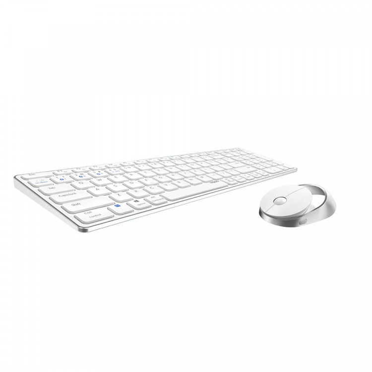 Rapoo tastatur/Mus Sæt 9750M Multi-Mode Wireless Hvid Rapoo tastatur/Mus Sæt 9750M Multi-Mode Wireless Hvid