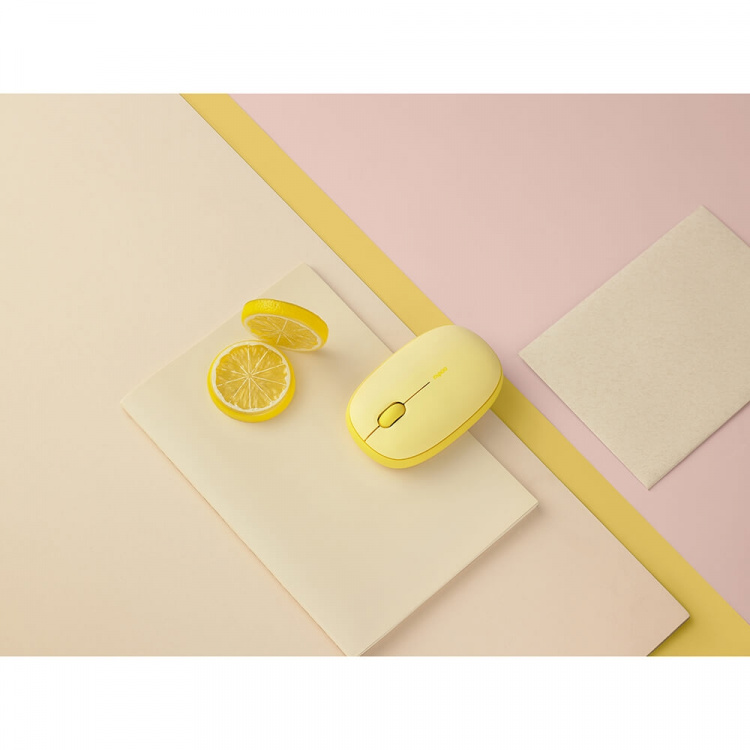 Rapoo Wireless Mouse M660 Silent Multi-Mode Yellow Rapoo Wireless Mouse M660 Silent Multi-Mode Yellow