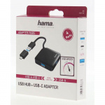 Hama Hub USB/USB-C 1:4 1.5 Gbit/s