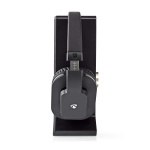 Nedis Trådløst TV hovedtelefoner | Wi-Fi | Over-Ear | Maksimal batteritid: 8 timer | 25 m | Digital lyd | Opladningsstation | Sort