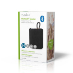 Nedis Bluetooth® højttaler | Maksimal batteritid: 7 timer | Håndholdt design | 7 W | Mono | Indbygget mikrofon | Kan parres | Sort