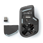 Nedis Mus | Trådløs | 800 / 1200 / 1600 dpi | Justerbar DPI | Antal knapper: 6 | Højrehåndet