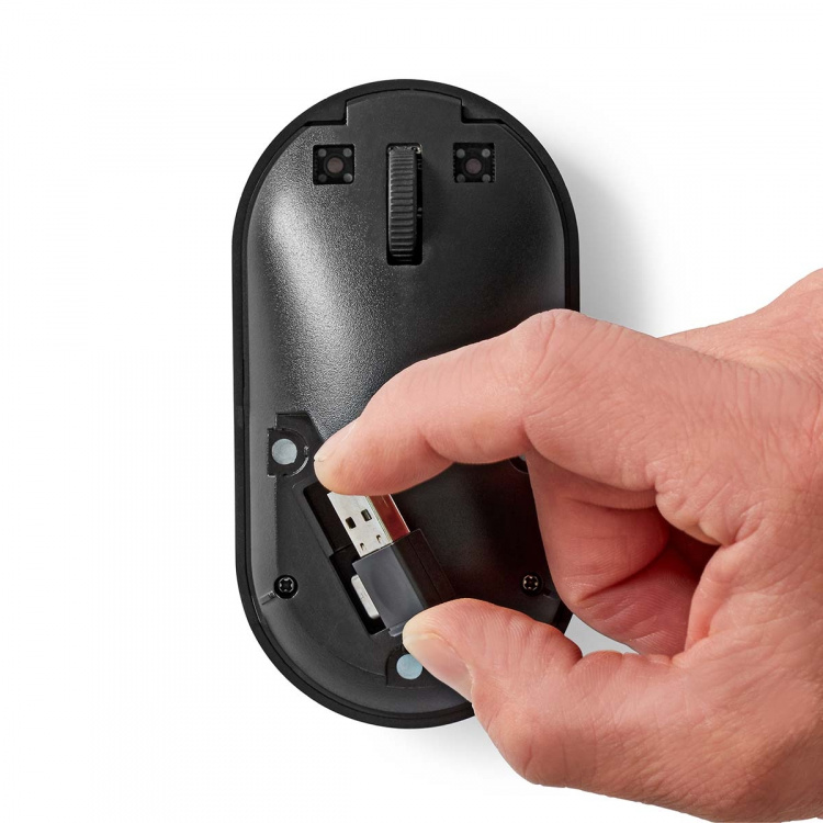 Nedis Mus | Trådløs | Stille mus | 1200 dpi | Antal knapper: 3 | Til begge hænder