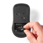 Nedis Mus | Trådløs | 800 / 1200 / 1600 dpi | Justerbar DPI | Antal knapper: 4 | Til begge hænder